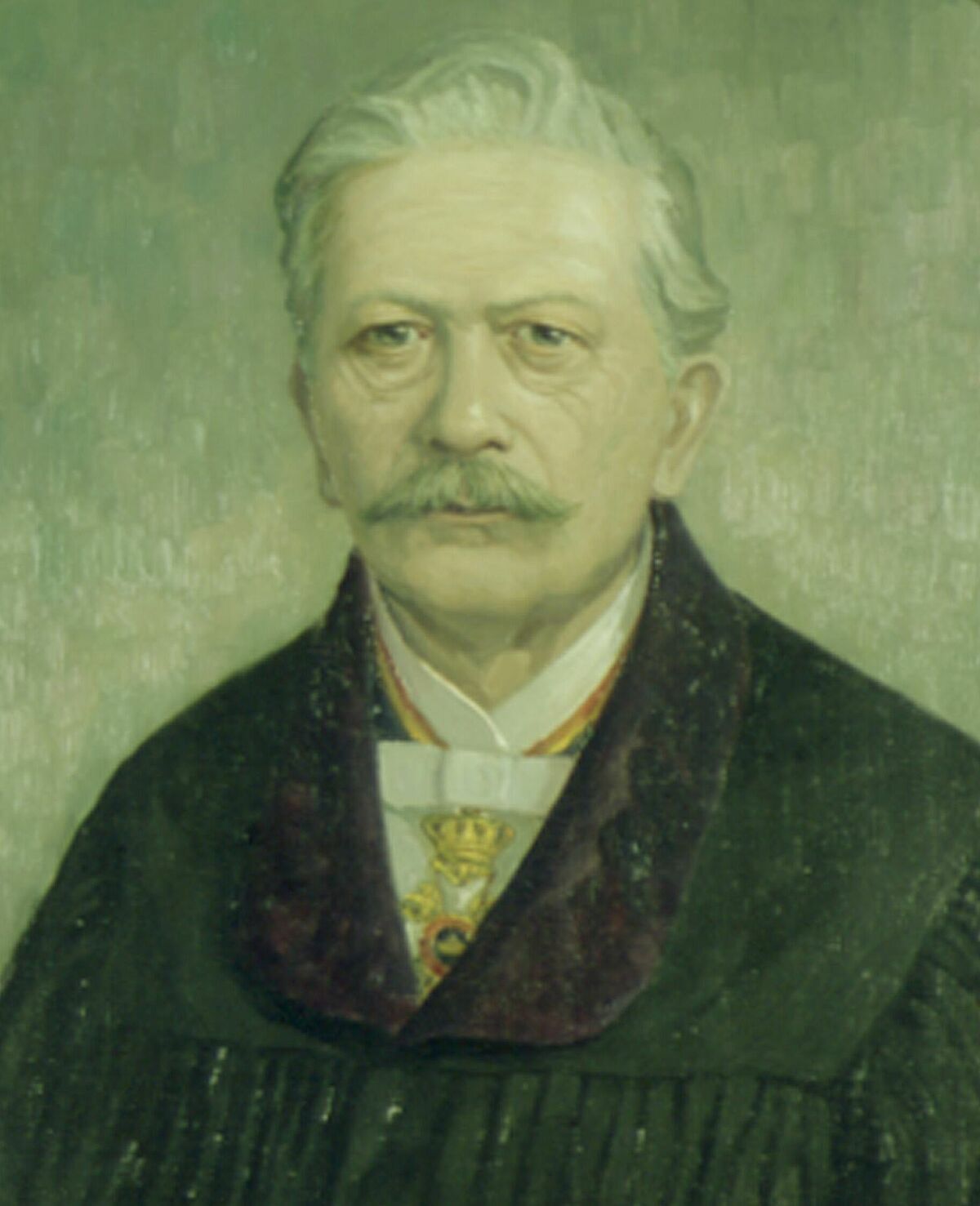 Bildnis von Ludwig Matthiessen (Foto: Porträtsammlung der Universität Rostock, Universitätsarchiv).